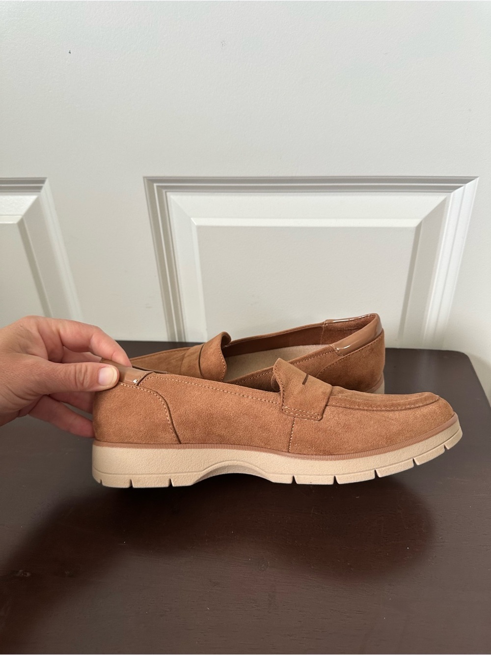 Dr. Scholl's Women's Nice Day Crisp Brown Penny Loafers Size 8 - Picture 8 of 10